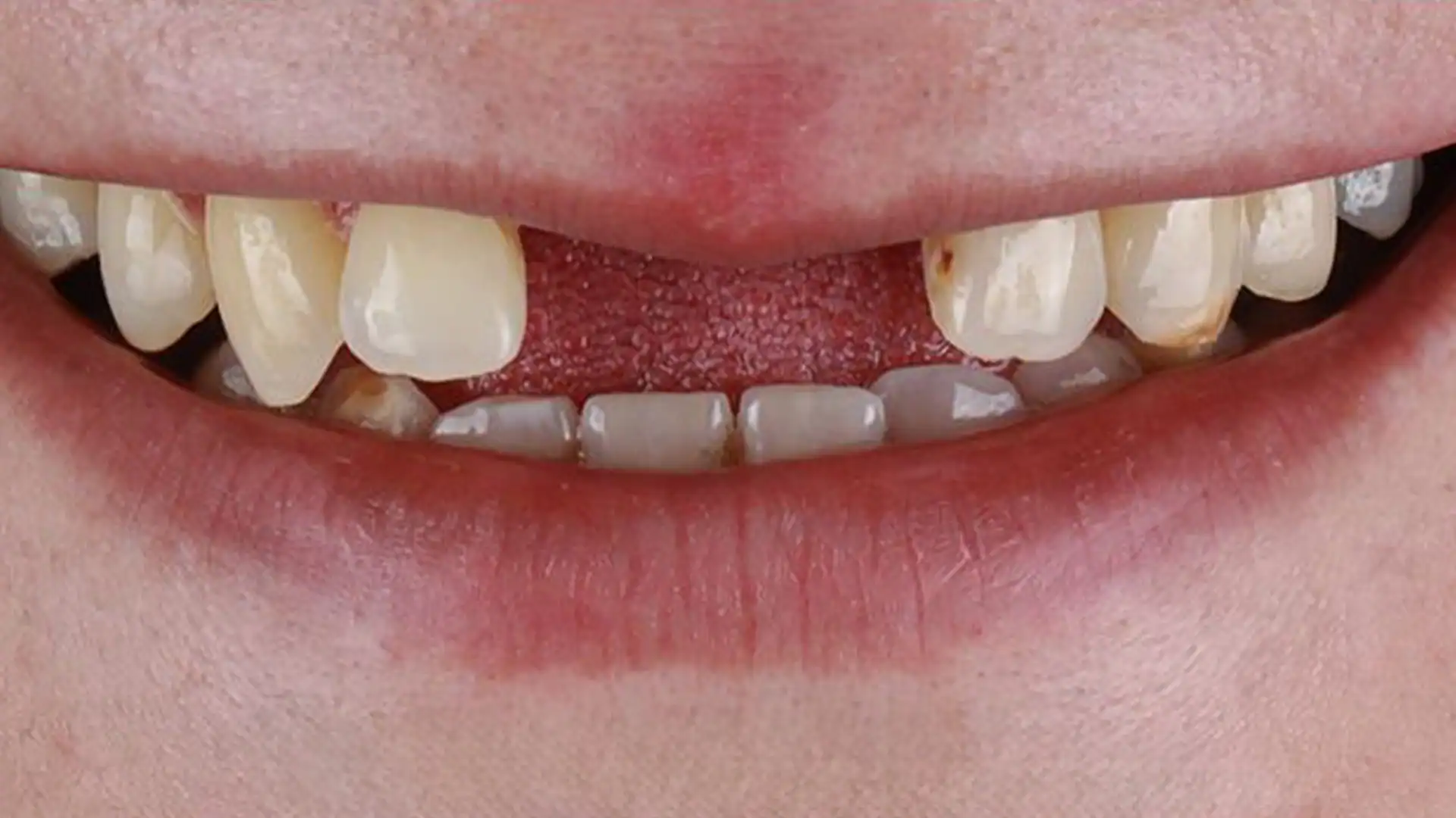 before dental bridges - Case 1